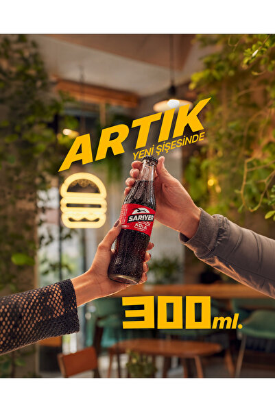 Sarıyer Gazoz Sarıyer Kola 300 ML CAM 6'LI Paket