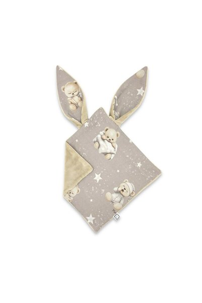 MimiNu Jucarie textila senzoriala, MimiNu, Moale, Cu doua fete, 30 x 30 cm, D...