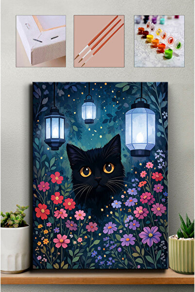 Carmen Sayılarla Boyama Seti - Gece - Büyük Ebat 60x75cm
