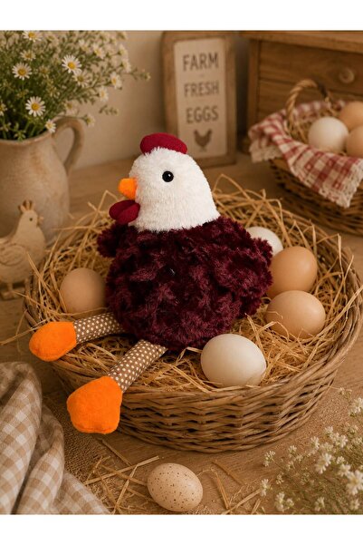 Tartamel Peluş Tavuk Oyuncak– Ultra Yumuşak Sevimli Sarılmalık Çocuk ve Bebek...