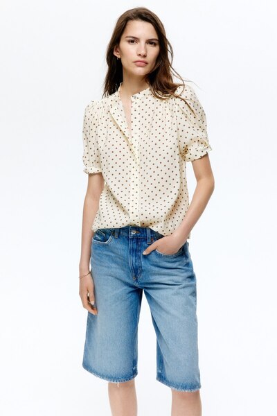 H&M Kabarık Kollu Bluz