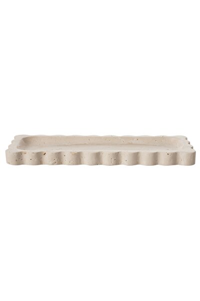 Mudo Concept TRAVERTEN BLOOM DEKORATİF TABAK12X30 CM