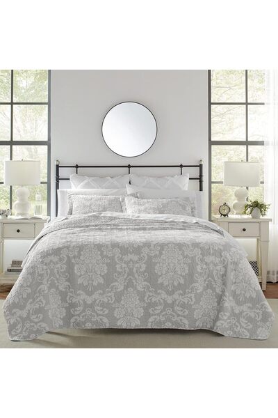 Yıldızan Msa Shop Laura Ashley Quilt Set Cotton Reversible Bedspread Matching...