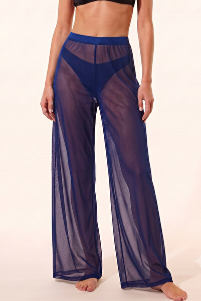 Atelier Tuberose Tulle Pareo Sax Blue Transparent Trousers