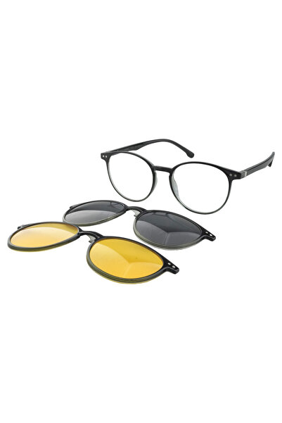 sun factory Yasmina 3-in-1 Clip-On Blue Light Filter+Anti-Far+Uv400 Protectio...