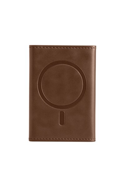 Mestore Joko Tema Magsafe Leather Card Holder - Tan