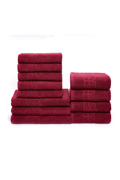 Lenjeria Pufoasa Set 12 Prosoape Premium Bumbac 100%, 550g/m² – Moi & Absorbante
