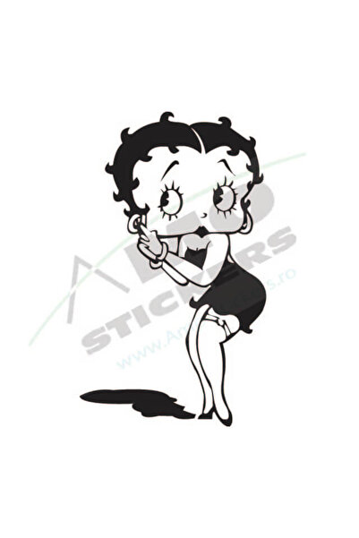 Amo-Stickers Sticker Auto Babygirl 25cm Gri inchis
