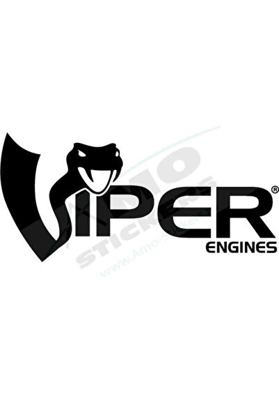 Amo-Stickers Sticker Viper Engines 25cm Alb
