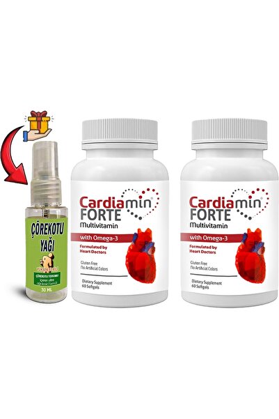 Generic Brand Cardiamin Forte: 2 Multivitamin-Enriched Omega3Lü 60 Soft Gel C...