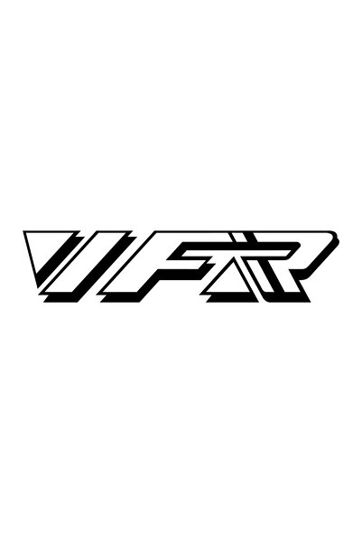 Amo-Stickers Αυτοκόλλητο Honda VFR 40εκ. Πράσινο
