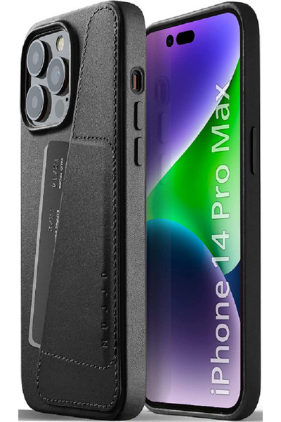 Mujjo Full Leather Wallet Case - Δερμάτινη Θήκη-Πορτοφόλι Apple iPhone 14 Pro...