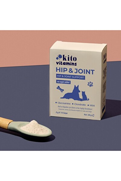 kito Kedi ve Köpekler İçin Hip&joint Eklem ve Kas Sağlığı Destekleyici 2g X 1...