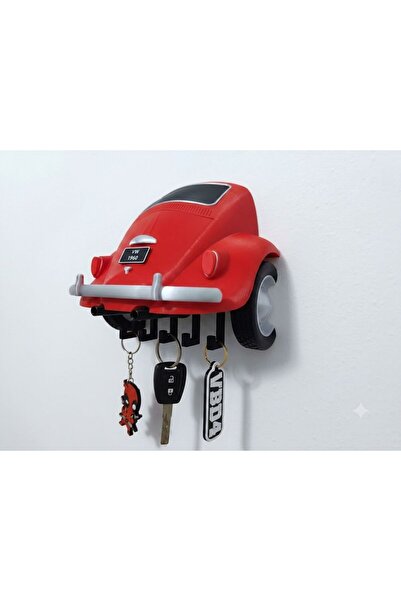 ALFA3DBASKI 3D Baskı VW 1960 Model Vosvos Tasarımlı Anahtar Askılığı