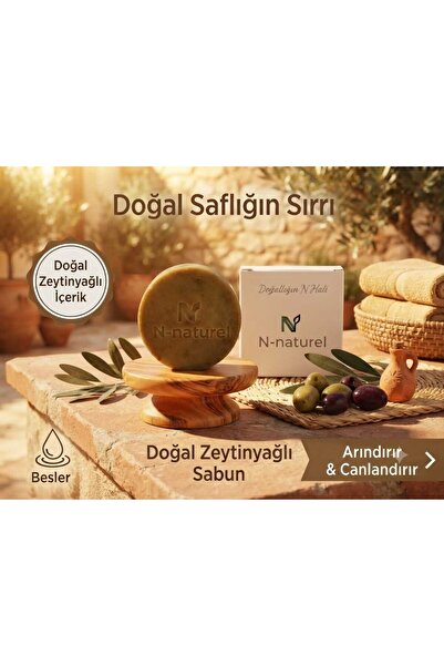 Doğal El Yapımı Zeytinyağlı Sabun- Yoğun Nemlendirici ve Besleyici