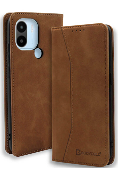 Bodycell Θήκη - Πορτοφόλι Xiaomi Redmi A2 Plus / A1 Plus - Brown