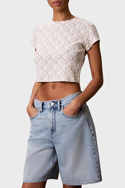 Calvin Klein Pamuklu Slim Fit Logo Baskılı T Shirt T SHİRT LV047G830G YAS