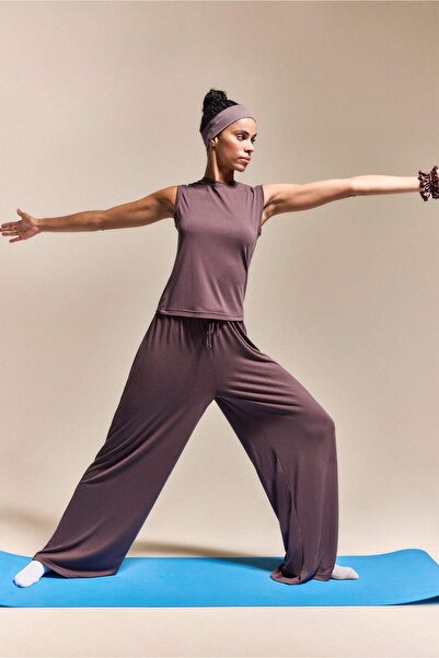 DeFacto Wıde Leg Standart Paça Standart Boy Modal Sporcu Pantolon I0844AX26HS