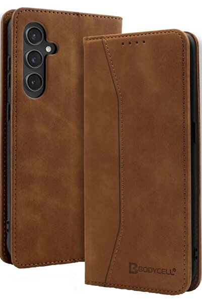 Bodycell Θήκη Πορτοφόλι - Samsung Galaxy A35 - Book Case - Brown