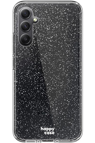HappyCase Διάφανη Θήκη Σιλικόνης - Samsung Galaxy S24 - - Glitter Print
