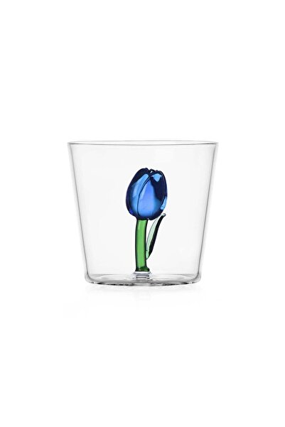 Ichendorf Pahar pentru apa, 8 cm, blue tulip, Botanica by Alessandra Balderes...