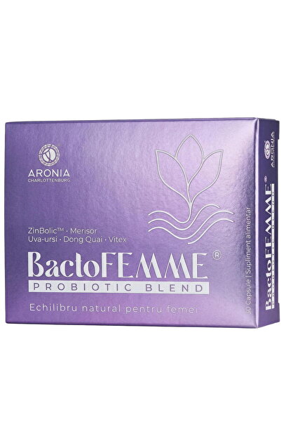 Aronia Charlottenburg BactoFEMME® Formula pentru Echilibrul Feminin 30cps