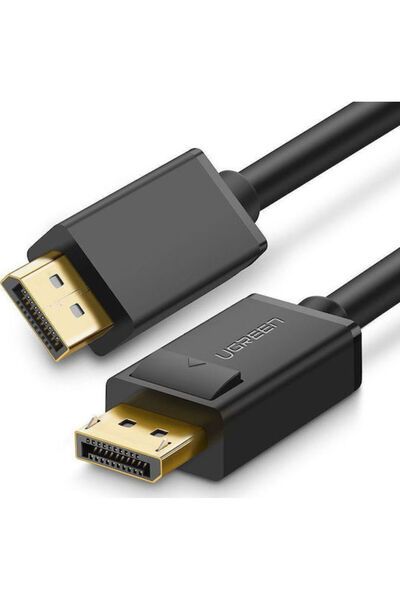 Ugreen Καλώδιο DisplayPort αρσενικό - DisplayPort αρσενικό 1μ Μαύρο (10244)