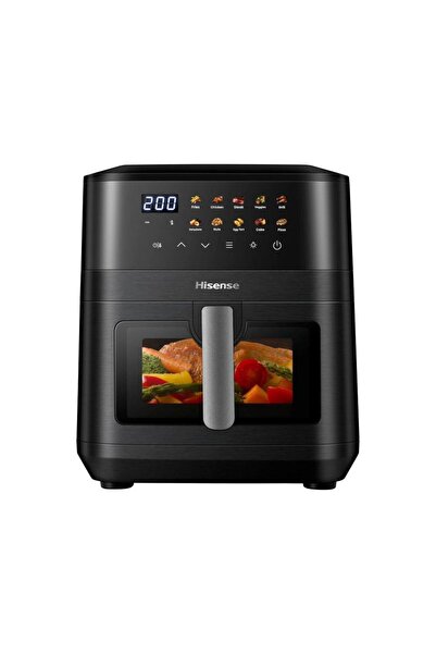 Hisense Air Fryer H08AFBK1S4 ,8.0 Liters , Matte Black Finish