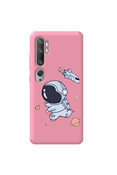 Other Xiaomi Mi Note 10 Pro Aduket Pink Colored Silicone TPU Θήκη