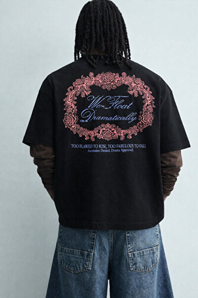 ZAVIXO Men's Basic Oversize T-Shirt Casual Stylish Design