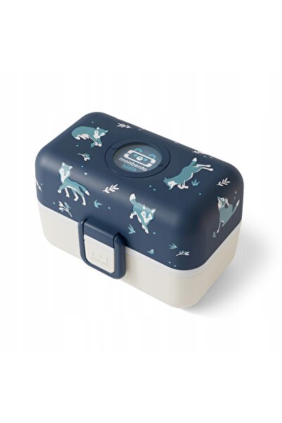 Monbento Lunchbox Tresor 0.75L Copii - Wolf Albastru