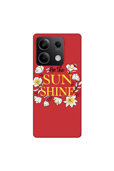 Other Xiaomi Redmi Note 13Pro 5G Sun Shine Red Colored Silicone TPU Θήκη