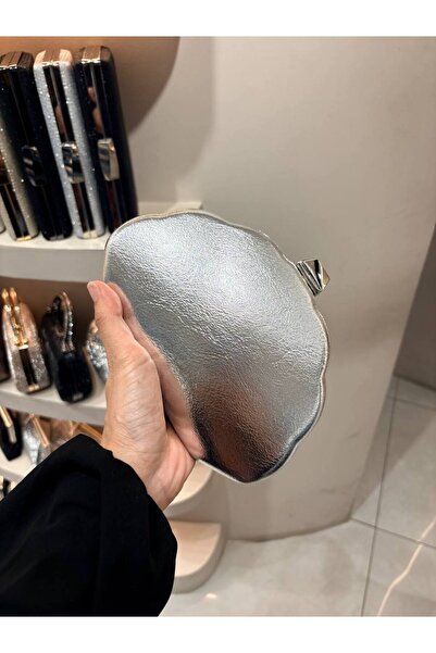 Çanta Trend Silver Women's Chain Strap Evening Dress Bag