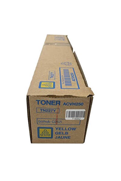 Konica TN-227Y Yellow Sarı Orjinal Fotokopi Toneri Bizhup C257i 24.000 Sayfa