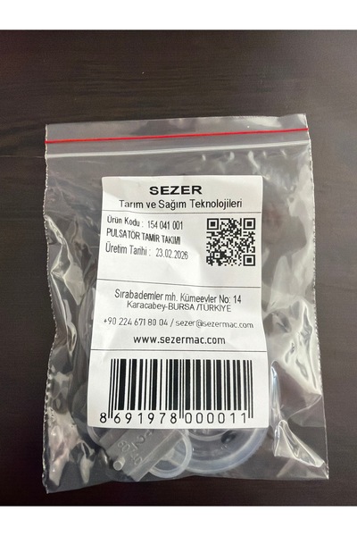 SEZER Potter tamir takımı