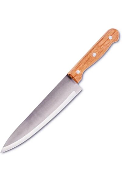 The Bros OVA Stainless Steel Knife With Wooden Handle, Classic Triple Rivet C...
