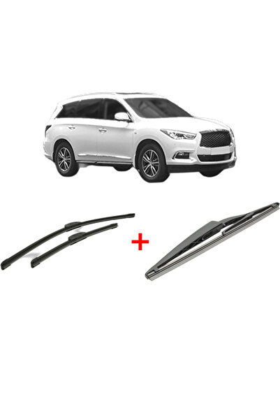 Bosch Set de 3 ștergătoare INFINITI QX60 din 2012, pentru parbrizul față și l...