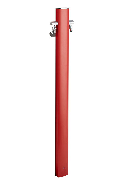Colortap Coloană de apă ovală de grădină Colortap, roșu coral