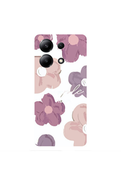 Other Xiaomi Redmi Note 13 4G Flowers 2 Transparent Silicone TPU Θήκη