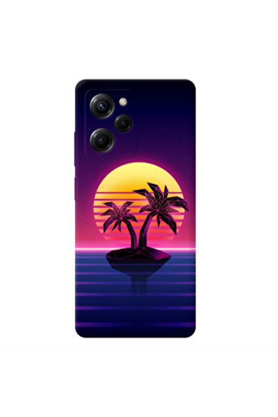 Other Xiaomi Poco X5 Pro Moon and Palmie Transparent Silicone TPU Θήκη