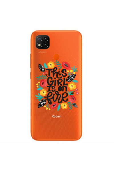 Other Xiaomi Redmi 9c This Girl Transparent Silicone TPU Θήκη