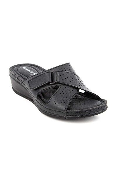 Muya Duro 34218-001 Anatomical Sole Women's Slippers Black 36-40
