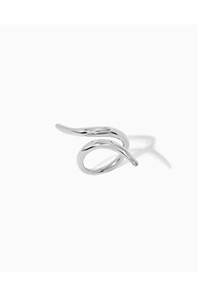 OYRE Silver Color Coiled Ring