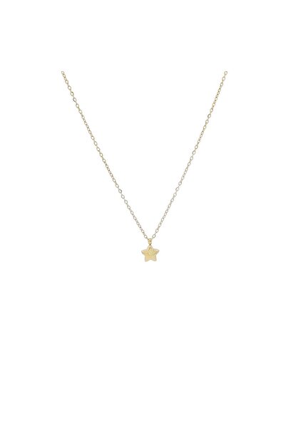 Bijuteria SORELLY Lanț cu stele placat cu aur de 14k