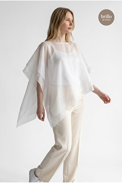 Bisou Flying Cape Tulle Blouse