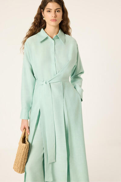 Touché Privé Linen Tunic Pants Suit