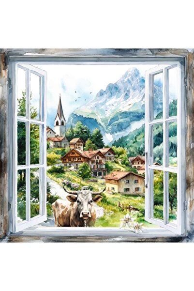 Ti Flair DAĞLAR DESENLİ KAĞIT PEÇETE 33X33 CM