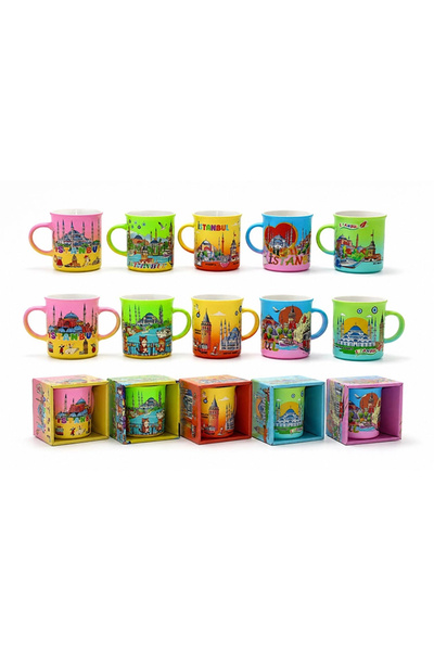 Generic Brand Istanbul Themed Porcelain Mug Alk5830