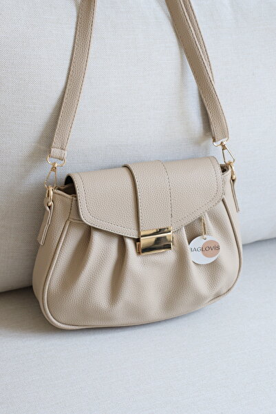 BAGLOVİS Magnetic Flap Cover Women's Shoulder Bag with Adjustable Strap Daily...