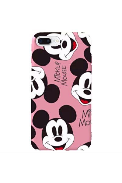 Other Apple iPhone 7 Plus Mickey Mouse Pink Colored Silicone TPU Θήκη